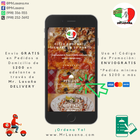 ¡Disfruta de nuestros mejores precios + Envío GRATIS en Pedidos a Domicilio